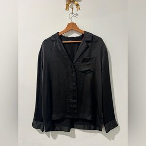 Madewell Black Button Down Shirt